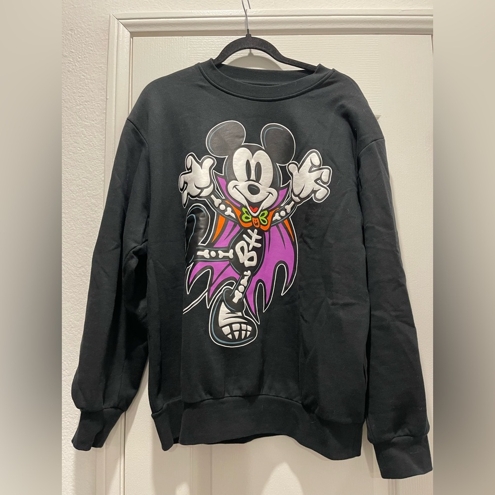 Disney Halloween Mickey Mouse Vampire Sweatshirt